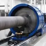rotating deep hole drilling workpiece