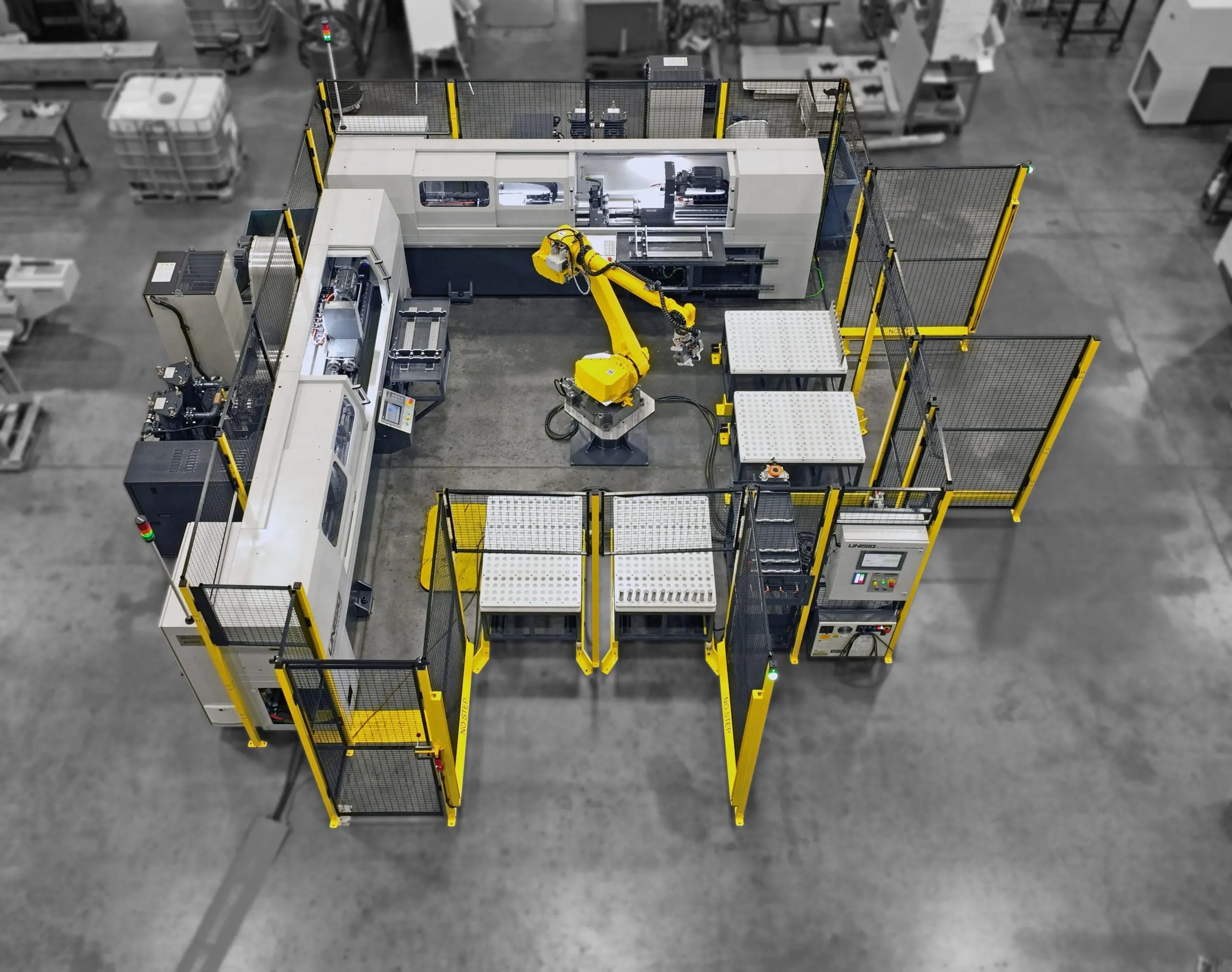 default Flexible automation gundrilling cell