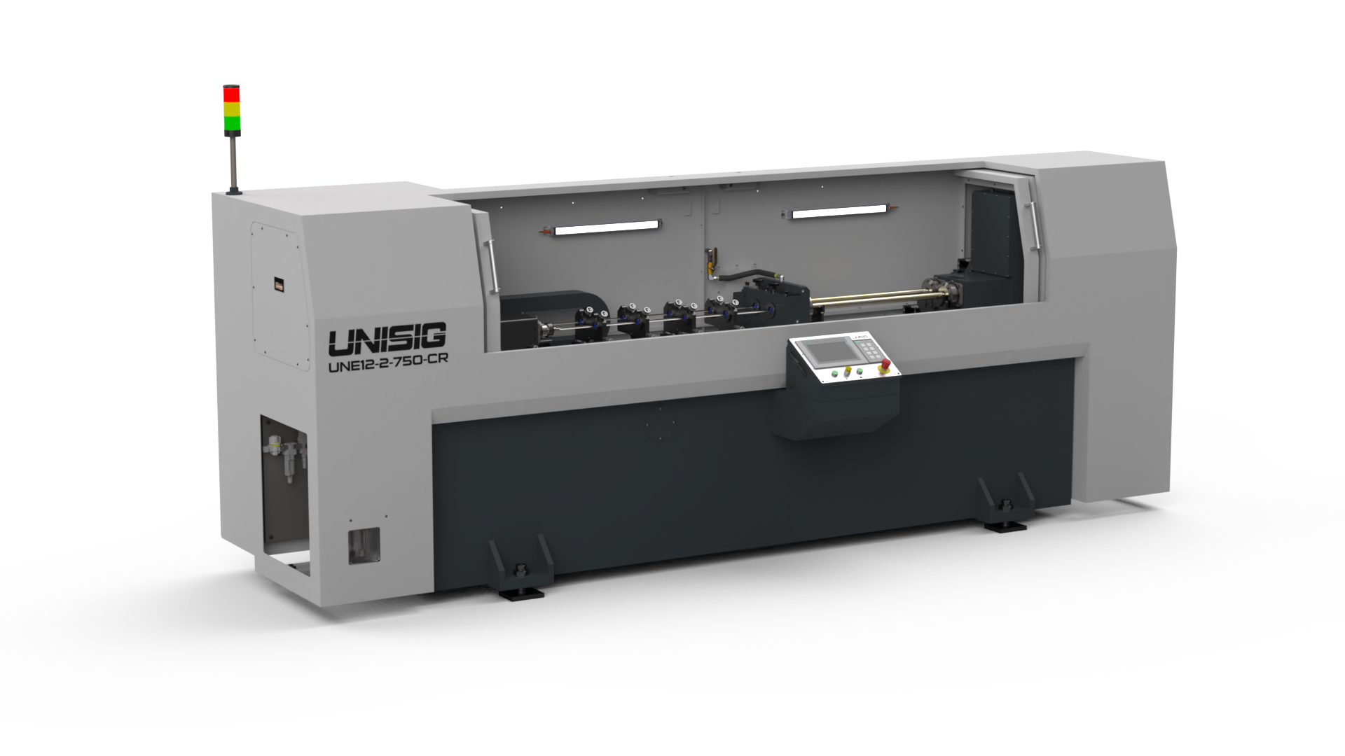 UNE 12-2-750 gundrilling machine