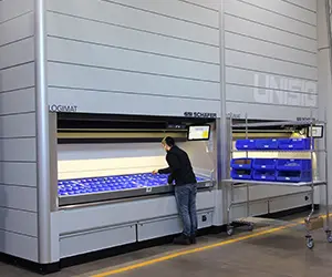 High-density VLM parts storage